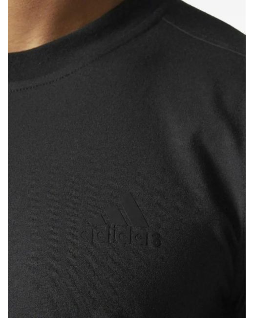 Adidas Black Essential Droptail 3 T-Shirt for men