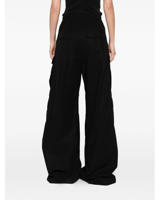 Rick Owens Black Drkshdw Cargo Denim Jeans