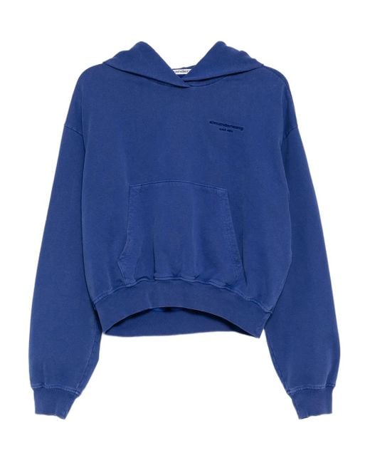 Sudadera Bubble con capucha Alexander Wang de color Blue
