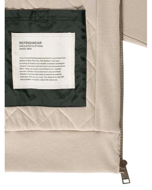 Refrigiwear Natural Astro Zip-Up Hoodie for men