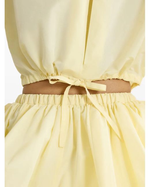 Patou Yellow Safari Cropped Shirt