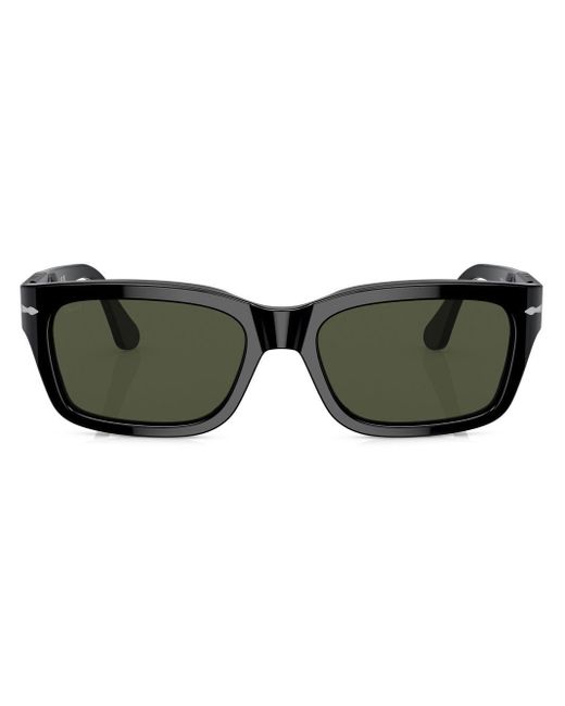 Persol Green Rectangle-frame Tinted Sunglasses for men