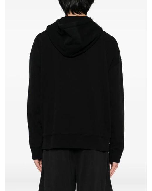 Maison Kitsuné Black Fox-Head Patch Hoodie for men