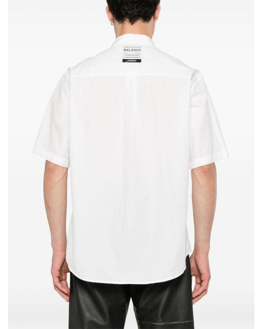 Undercover Hemd mit Logo-Patch in White für Herren