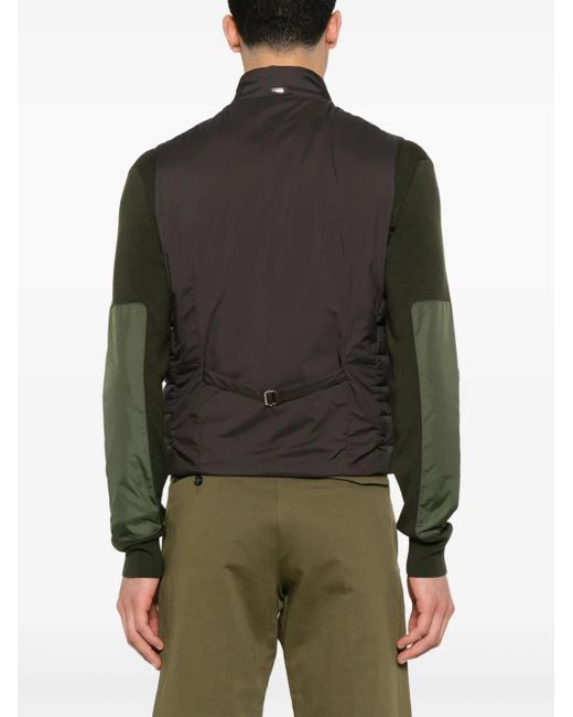 メンズ Herno パデッドベスト Black