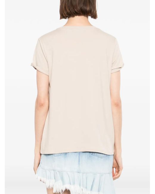 BLAKLACE White T-Shirt À Logo Brodé