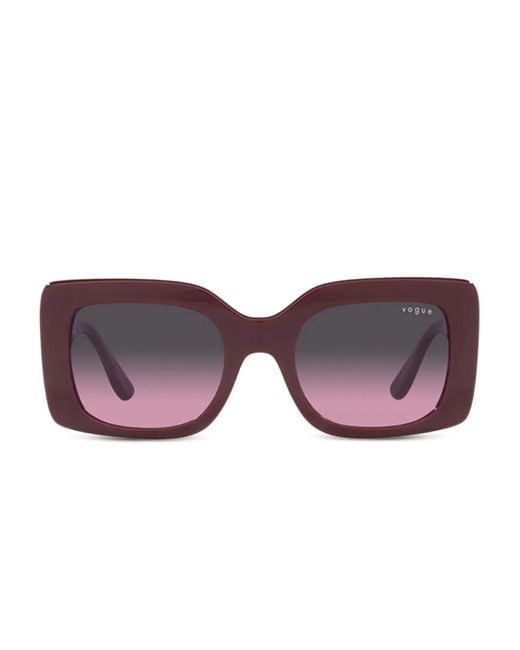 Lunettes De Soleil Vo5481S À Monture Rectangulaire Vogue Eyewear en coloris Purple