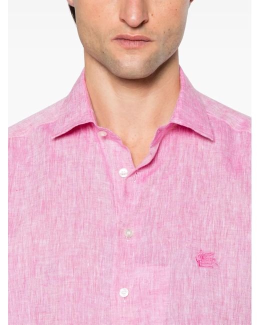 Etro Pink Shirts for men
