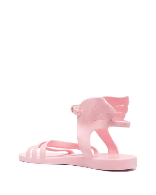 Ancient Greek Sandals Pink Ikaria Jelly Sandals
