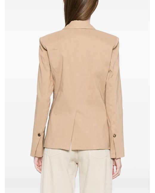 Pinko Natural Blazer À Boutonnière
