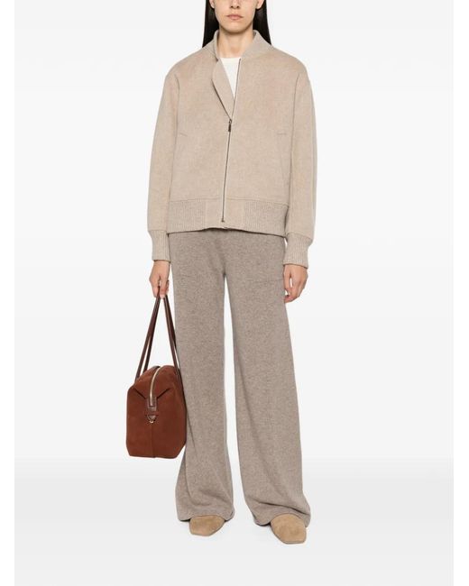 Bompard Natural Zip Bomber Jacket