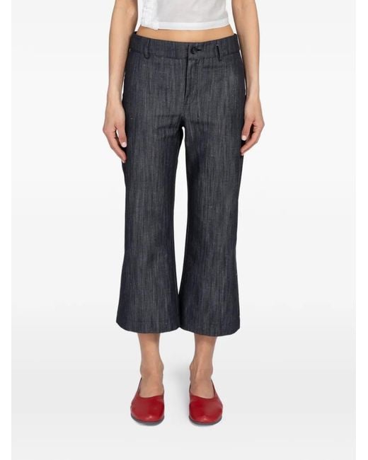 Paloma Wool Blue Sibily Cropped Jeans