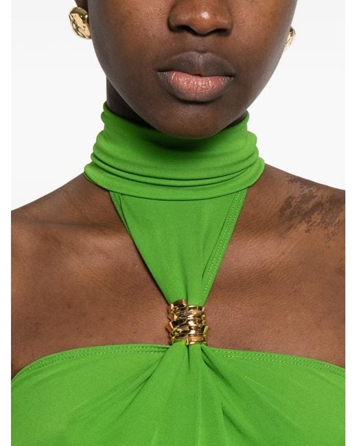 Elisabetta Franchi Green Bodysuit