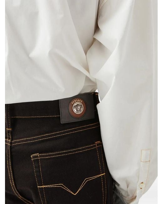 Vaqueros Ajustados Versace de hombre de color Black
