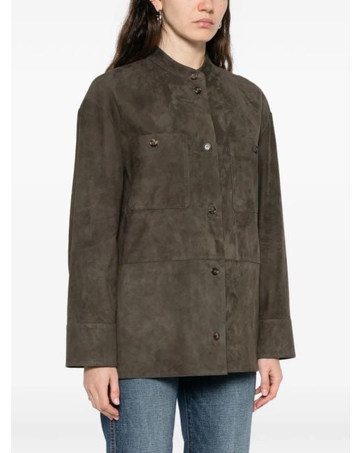 Max Mara Brown Buttoned Pocket Jacket