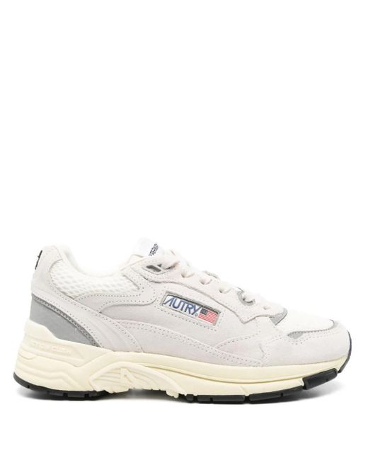 Autry White Hyperway Low Suede/Mesh