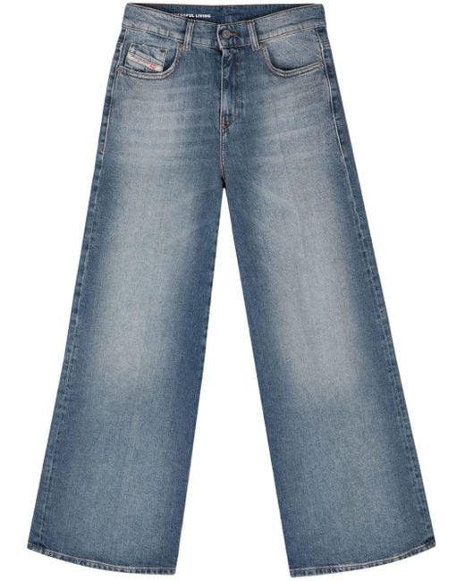 DIESEL Blue 1978 D-akemi 0dqac Flared Jeans
