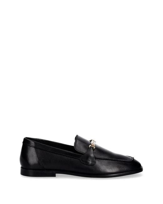 Gant Black Mocassins En Cuir