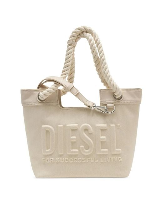 DIESEL Natural Dsl 3D Shopper Xs