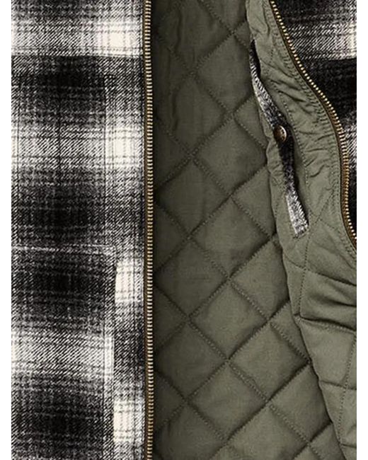 Filson Black Checked Gilet for men
