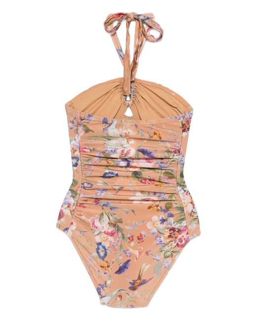 Zimmermann White Patience Swimsuit