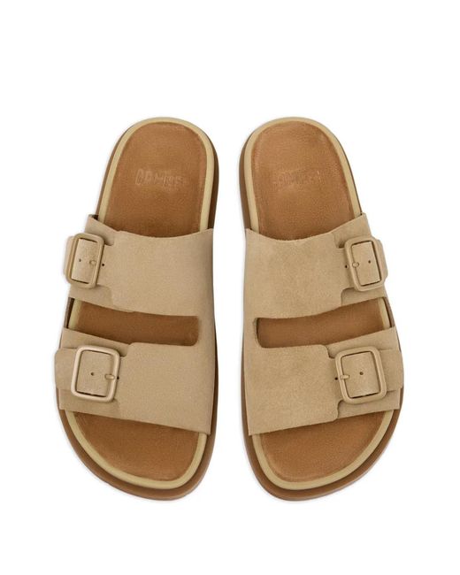 Camper Brown Lluc Buckle-Fastening Sandals for men