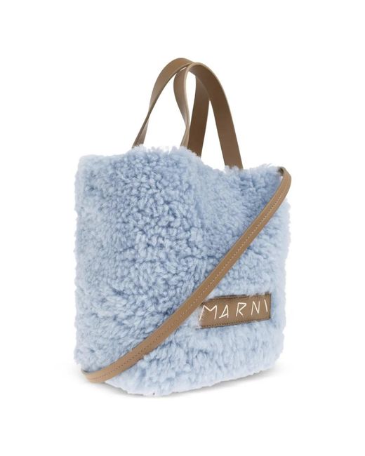 Borsa Tote di Marni in Blue
