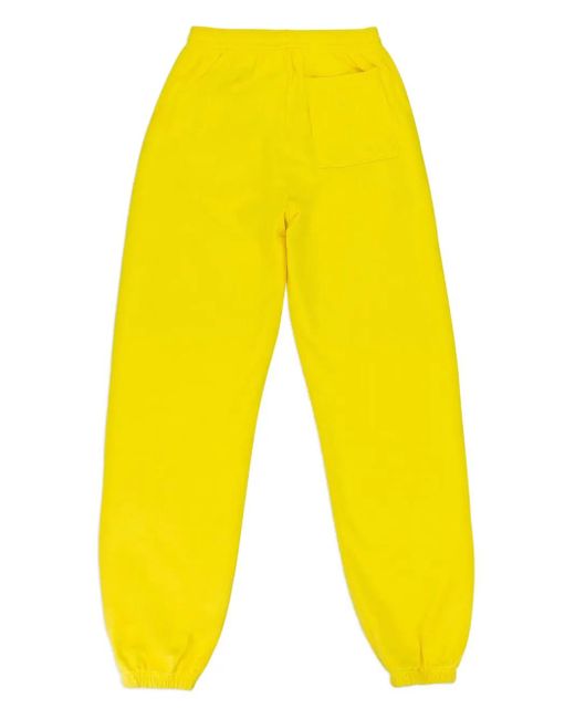 Sp5der Yellow Legacy Sweatpants for men