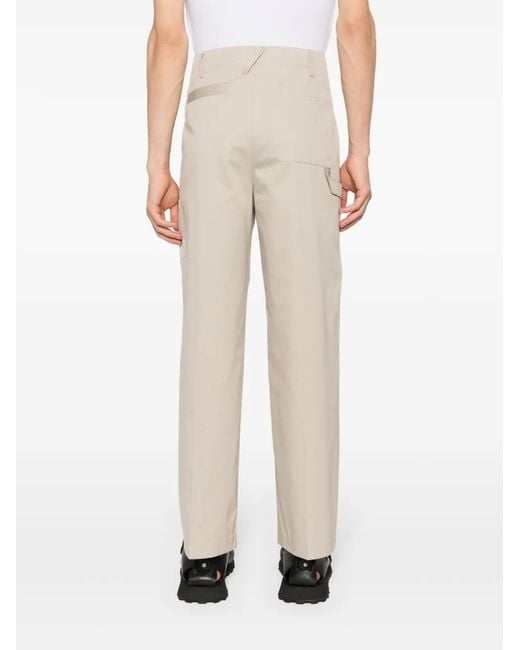 Fendi Natural Double Coated Pants for men