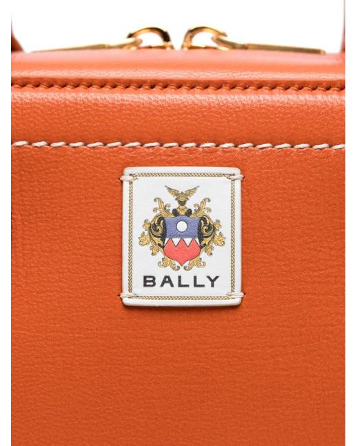 Bally ロゴパッチ ハンドバッグ Orange