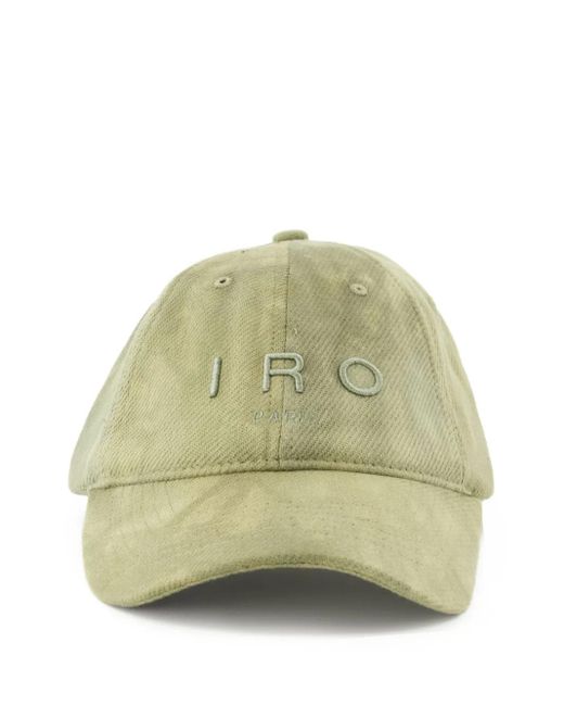 メンズ IRO Embroidered-logo Cap Green