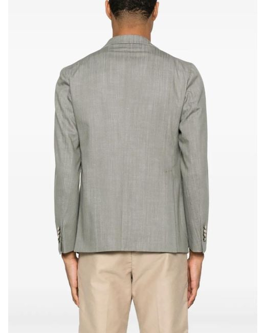 Tagliatore Twill Blazer in het Gray voor heren
