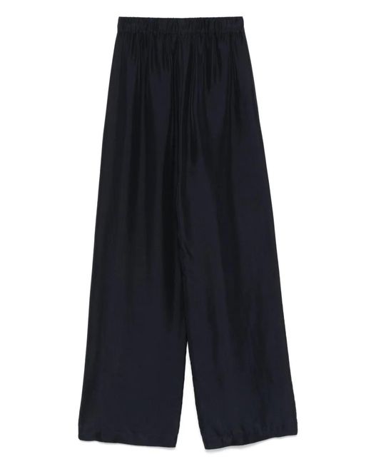Barena Blue Silk Trousers