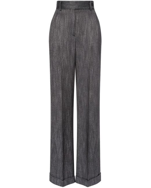 Alberta Ferretti Gray Pant