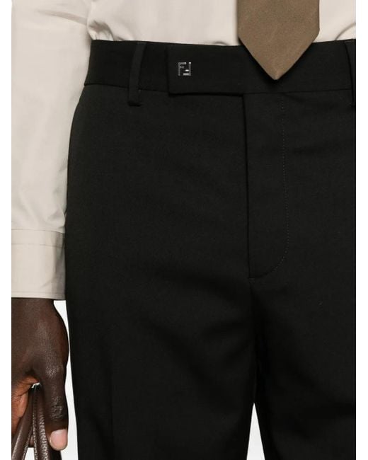 Fendi Wollen Broek in het Gray voor heren