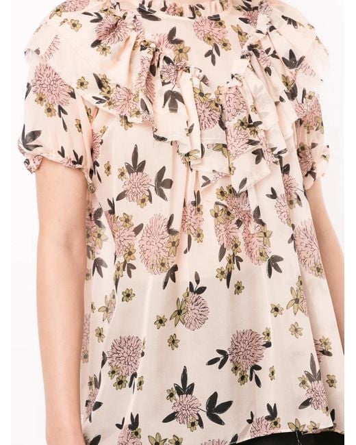 Macgraw Multicolor Migration Floral Top