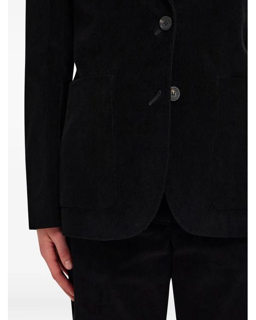 Ferragamo Black Corduroy Blazer