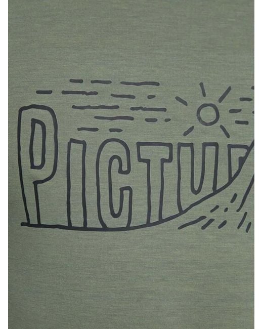 Picture Green Logo-Print Base Layer for men