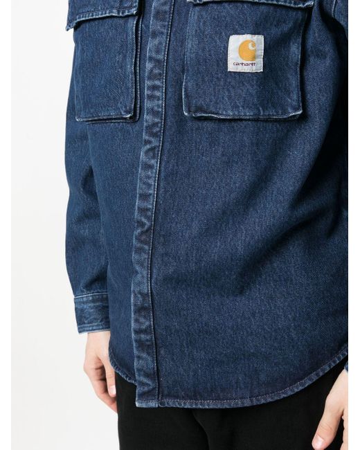 Carhartt WIP Monterey Jeanshemd in Blau für Herren | Lyst AT