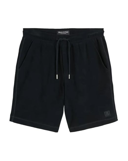 Marc O' Polo Black Drawstring Cotton Shorts for men