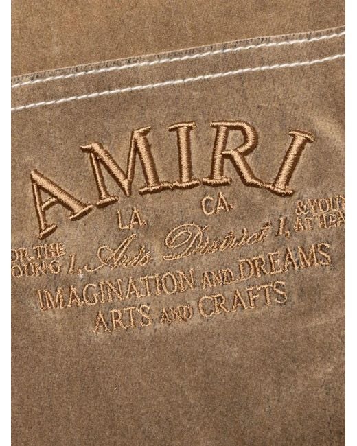 Amiri Natural Velvet Cargo Pants for men