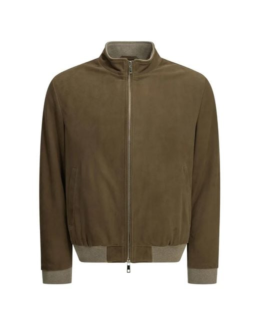 Altum Green Suede Jacket for men
