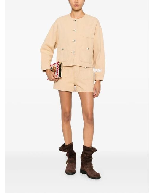 Sandro Natural Pocket Cotton Jacket
