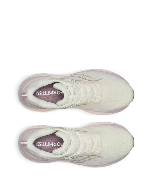 Saucony White Logo-Print Sneakers