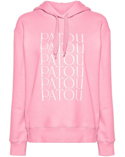 Hoodie en coton Patou en coloris Pink