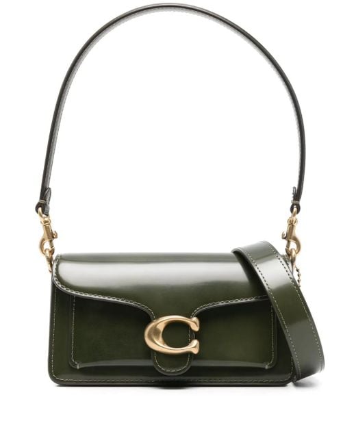 COACH Green Spazzolato Tabby 20 Shoulder Bag