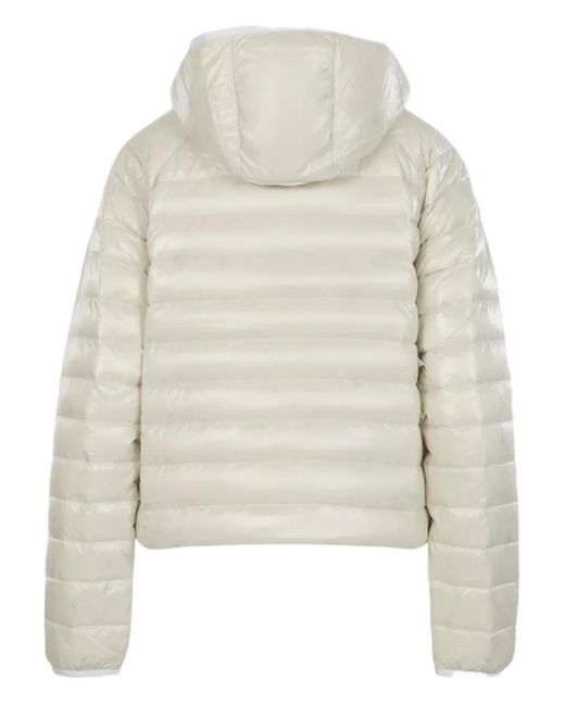 Aztech Mountain White Hooded Lightweight Down Jacket