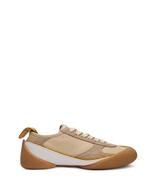 McQueen White Flexion Panelled Sneakers for men