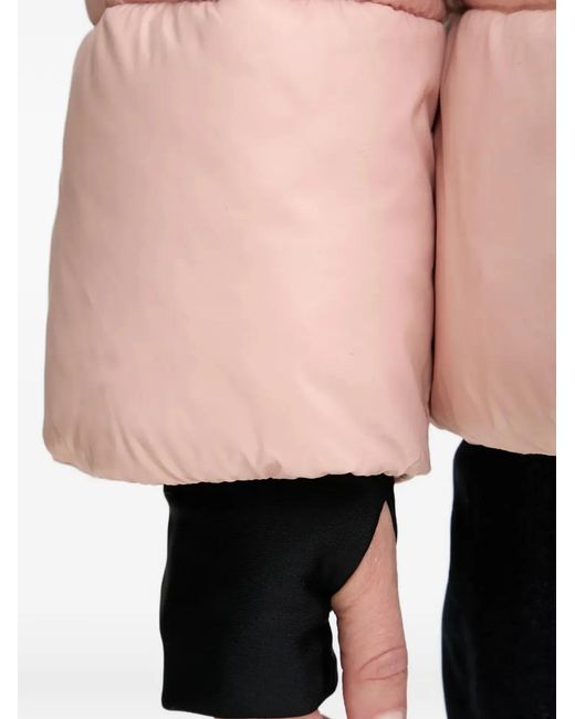 Geox Pink Quilted-Pattern Padded Jacket