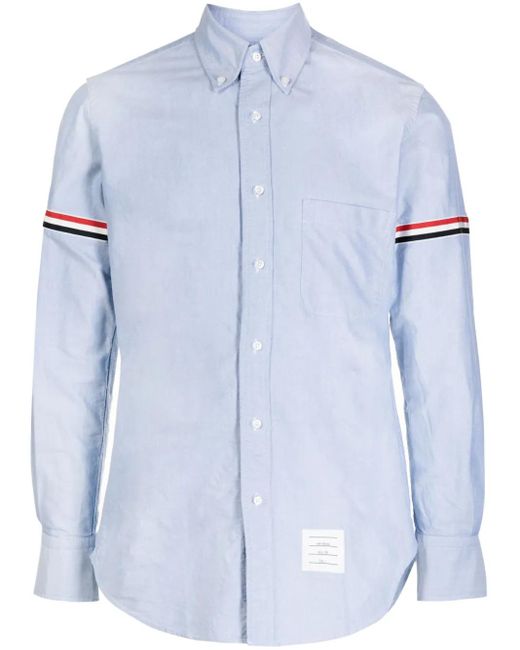 Chemise Oxford Armband Thom Browne pour homme en coloris Blue